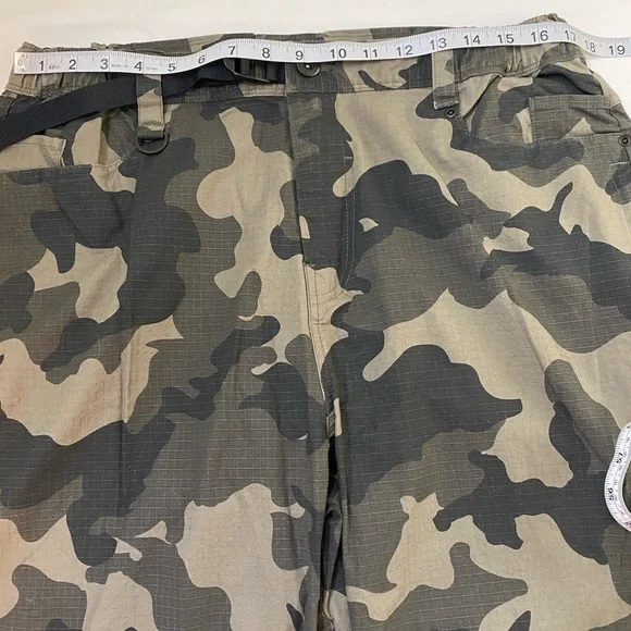 686 Cruiser Gray Camo Cotton Ripstop Wide Leg Tech Pants SZ L - Picture 7 of 10